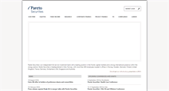 Desktop Screenshot of paretosec.com